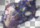 transparent fantasy woman background