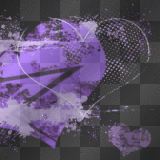 Emo background purple black white hearts love EndlessImpressions