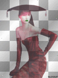 artemia transparent fashion-woman-asia-with-hat red