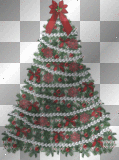 CHRISTMAS TREE ORNAMENT RED