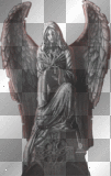 gothic statue angel deco - by michelle1234oi™