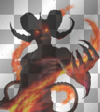 artemia transparent goth devil-man