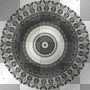 Circle mandala blauefee1976 Deco Anime Background transparent black white gray anime Vintage Goth black&white schwarzweiß