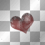 artemia transparent animated deco-heart-red