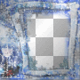 soave winter frame christmas deco blue
