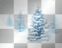 soave background winter deco transparent deco tree Christmas blue