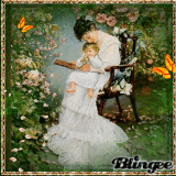 vintage baby caring