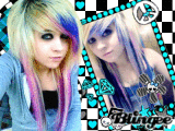 emo girl blue ¡¡¡