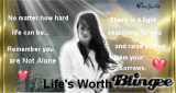 Life's worth it! #StopSuicide