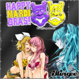 Happy Mardi Gras Wish Vocaloid