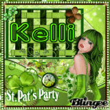 St Patrick's "Kelli" name tag