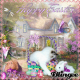 Kitten & Easter Bunnies