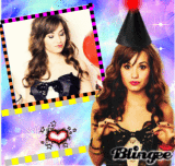Demi with bow