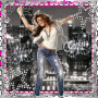 Miley Cyrus new york city pink & silver