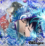 Inuyasha & Kagome Blue Fantasy