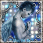 Blue Party Angel