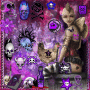 MoHawk Girl, Her Chicken & Skulls!!!