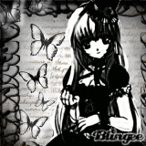 Anime {Black} Original Blingee