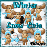 Check Out What's New: Snow Cute Winter Moose Stamp Set PREVIEW