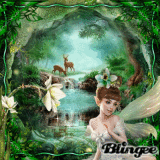 fantasy green forest