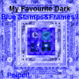 My Favourite Dark Blue Frames&Stamps!! My Favourite Dark Blue Frames&Stamps!!