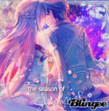 Anime love couple - beautiful day