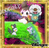 Emolga and Oshawott