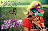 Princess with mask