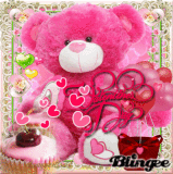 Pink Teddy Bear Valentine