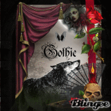 Gothic Woman in the Moon