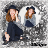 Anne Hathaway - Black,White & Silver