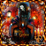 Gothic Fantasy Stamp by Bylar