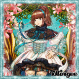 Anime Girl in Spring
