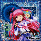 manga rose/rouge blanc vert turquoise