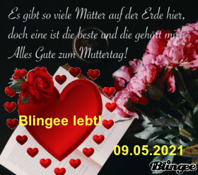  Blingee lebt am Muttertag