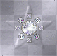winter glitter star