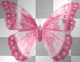pink butterfly glitter