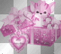 pink gift glitter
