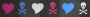 heart n skulls